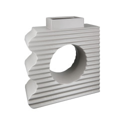 Βάζο 'Boca' Κεραμικό Γκρι 8x23x24.5cm