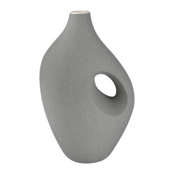 Βάζο 'Radon' Κεραμικό Μπεζ/Γκρι 11x18x28.5cm