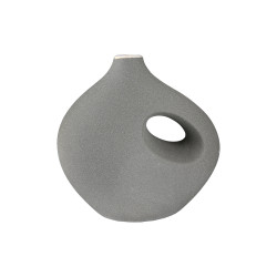 Βάζο 'Radon' Κεραμικό Μπεζ/Γκρι 2Τμχ 11.5x21x21cm