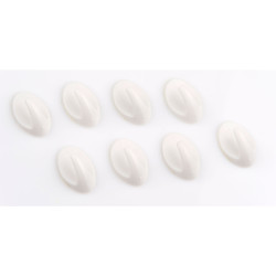 Αυτοκόλλητοι Γάντζοι Τοίχου 4/6/8Τμχ Λευκοί