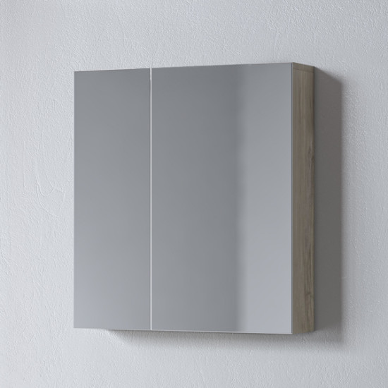 Καθρέφτης OMEGA BEIGE OAK 60 3MOM060BO0W με ντουλάπια 60x14x65cm