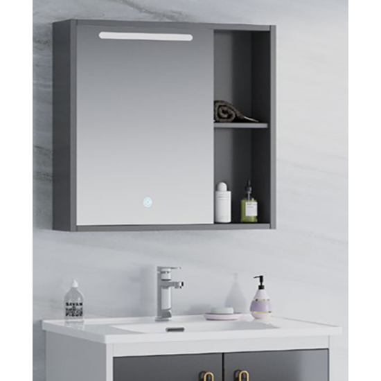 Καθρέφτης ISABEL LED 70cm. χρ. ANTHRACITE κωδ. 3MISA070AN