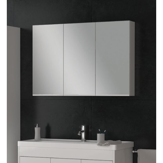 Καθρέφτης ADA 100cm χρ. WHITE MAT κωδ. 3MADA100WHM