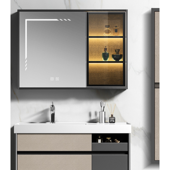 Καθρέφτης ELITE LED 80cm χρ. SMOKE GREY κωδ. 3MELI080SMG