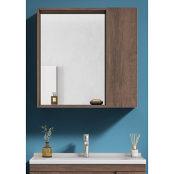 Καθρέφτης DIANA 80cm χρ. BROWN κωδ. 3MDIA080BR