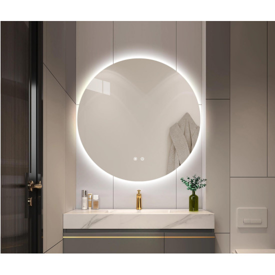 Καθρέφτης LED Στρόγγυλος R-02 70cm κωδ. 0762-R-02