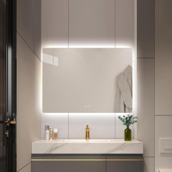 Καθρέφτης LED L-02 100x70cm κωδ. 0762-L-02