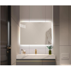 Καθρέφτης LED L-02 100x70cm κωδ. 0762-L-02