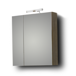 ΚΑΘΡΕΦΤΗΣ OMEGA 65cm NEW χρ.GREY OAK 3MOM065GONW με ντουλάπια