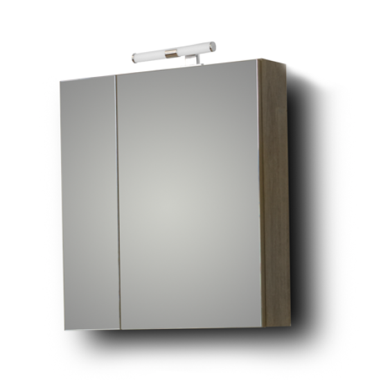 ΚΑΘΡΕΦΤΗΣ OMEGA 65cm NEW χρ.GREY OAK 3MOM065GONW με ντουλάπια