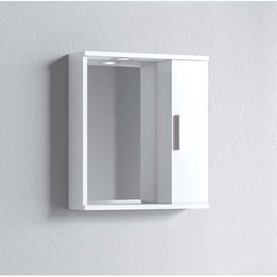 ΚΑΘΡΕΠΤΗΣ Alon 50 Δεξί White MARTIN BATH 3MAL050GLR