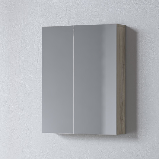 Καθρέφτης OMEGA BEIGE OAK 50 3MOM050BONW με ντουλάπια 48x15x65cm