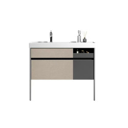 ΣΕΤ ΠΑΓΚΟΥ ELITE 100cm PLYWOOD χρ.SMOKE GREY