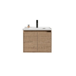 Σετ Πάγκου REA 60 cm Κόντρα Πλακέ Θαλάσσης (Plywood) χρ. ΚΑΦΕ ΑΝΟΙΧΤΟ S3BREA060CAP