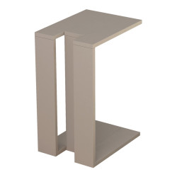 Βοηθητικό τραπέζι Muju pakoworld σε μόκα απόχρωση 40x30x57εκ